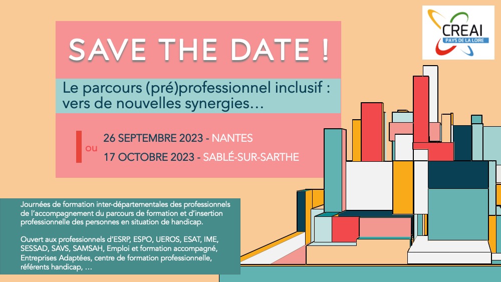 Save the date journee interdepartementale Parcours Pro